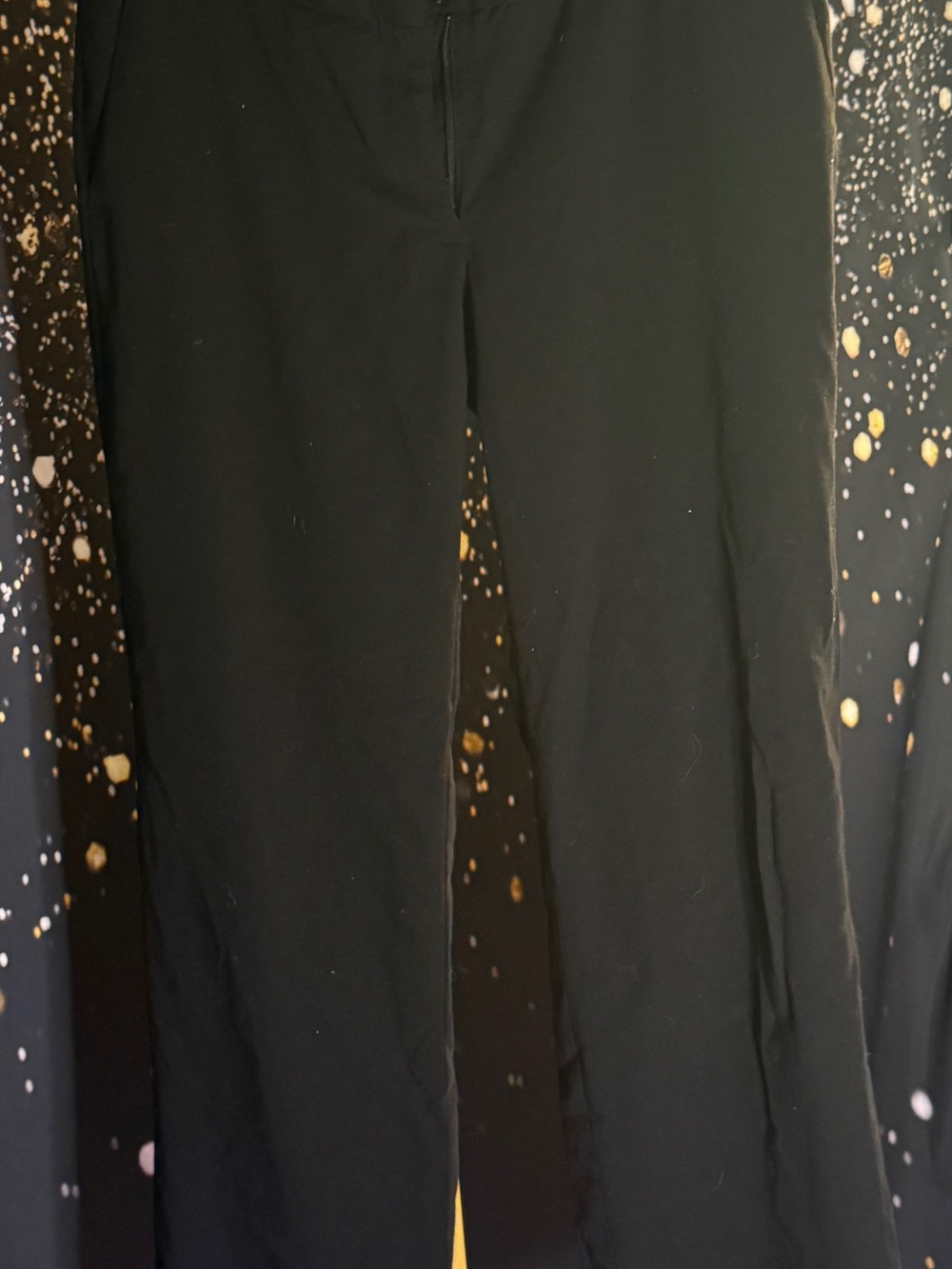 Madison Black Straight-Leg Dress Pants